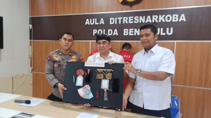 Polda Bengkulu Tangkap Pengedar Sabu Berkedok Rumah Makan