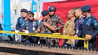 KKP Hentikan Operasional Kapal Keruk Pasir Dreger di Lamongan