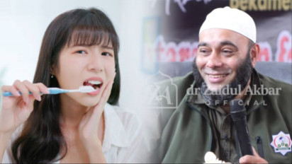 Meski Mulut Masih Bau Naga, Kalau Bangun Tidur Jangan Langsung Sikat Gigi, dr Zaidul Akbar Bilang Minum…