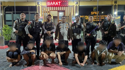 12 Remaja Ditangkap Polisi saat Hendak Tawuran di Jakarta Barat