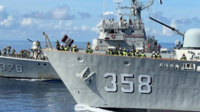 3 Kapal Perang TNI AL Siaga di Natuna Utara, Kadispen Bocorkan Kepentingannya