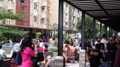Guncangan Gempa di Laut Garut terasa ke Jabodetabek, Warga Apartemen Ciledug Panik