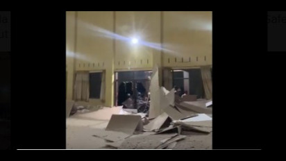 Dampak Gempa Magnitudo 6,5 di Garut, Langit-Langit Gedung Kwarcab Roboh