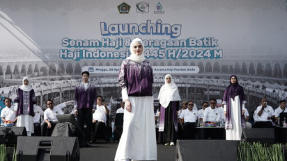 Ini Filosofi dari Batik Haji yang Baru Dilaunching Kemenag: Puspa Nasional Indonesia