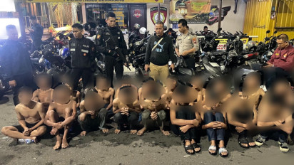 Aksi Tawuran di Sejumlah Wilayah Semarang Digagalkan, Puluhan Remaja dan Senjata Tajam Diamankan