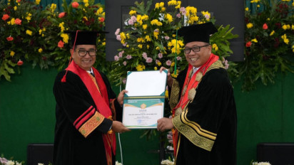 Raih Gelar Profesor Kehormatan, Pj Gubernur Kaltim Akmal Malik Gagas Penyelesaian Maladministrasi di Daerah