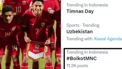 Gara-Gara Aturan Nobar Timnas Indonesia U-23 di Piala Asia, Hashtag Boikot MNC Membahana di Media Sosial