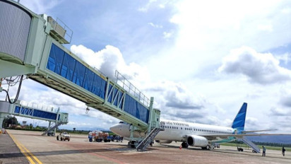 Erupsi Gunung Ruang Berdampak Hingga Bandara Djalaluddin Gorontalo