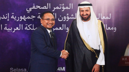 Berita Foto: Kementerian Agama RI dan Kementerian Haji dan Umrah Arab Saudi Bahas Persiapan Haji 2024