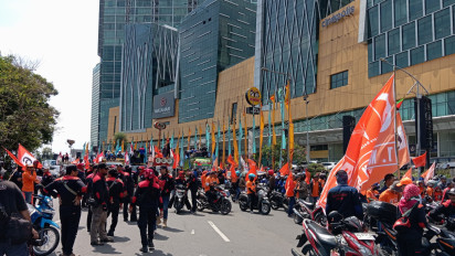 3.500 Personel Polisi Disiapkan untuk Pengamanan Peringatan Hari Buruh Besok di Surabaya