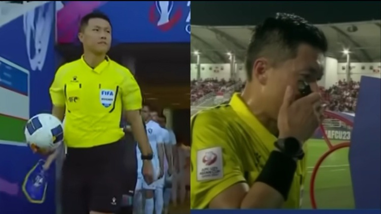 Wasit Indonesia Bongkar Fakta Sebenarnya Uzbekistan Pantas Menang dari Timnas, Singgung VAR dan Kartu Merah Rizky Ridho
            - galeri foto