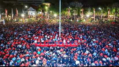 Nobar Piala Asia U-23 di Grahadi, Pj. Gubernur Adhy Puji Pencapaian Punggawa Garuda Muda