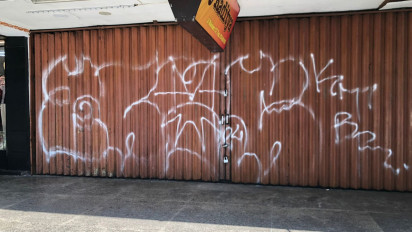 Sejumlah Pertokoan di Malioboro Yogyakarta jadi Korban Vandalisme