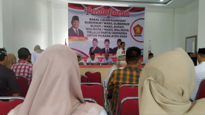 Gerindra Aceh Usung Anggota DPR Jadi Cawagub eks Panglima GAM