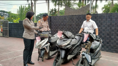 Jual Hasil Curiannya di Medsos, Petugas Gulung Sindikat Pencuri Sepeda Motor