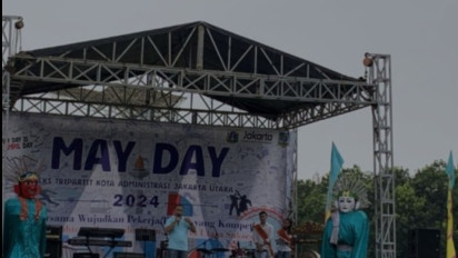 Aksi May Day Singgung UU Omnibus Law, Buruh Jakarta Utara Minta Kepastian Masa Kerja