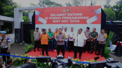 Khusus Hadiri May Day di GBK Jakarta, Kapolri Jenderal Listyo: Rekan-rekan Buruh Motor Penggerak Pembangunan