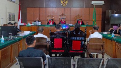 Sidang Perdana kasus Korupsi Bank kalbar Cabang Singkawang Rp 3,2 M, Hadirkan Lima Terdakwa