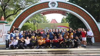 Hari Buruh Internasional 2024, Polres Kulonprogo Bersama Perwakilan Serikat Pekerja Gelar May Day Fun Run