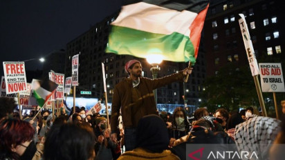 Ratusan Demonstran Pro-Palestina Ditangkap Polisi New York