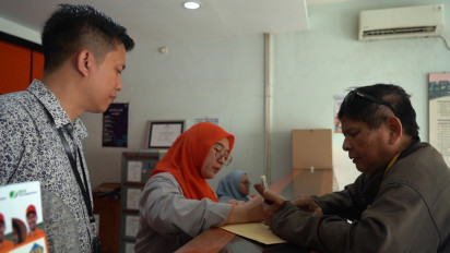 Penyaluran Dana Bansos Sembako dan PKH di Kantorpos Tangsel oleh Pos Indonesia Capai 93%