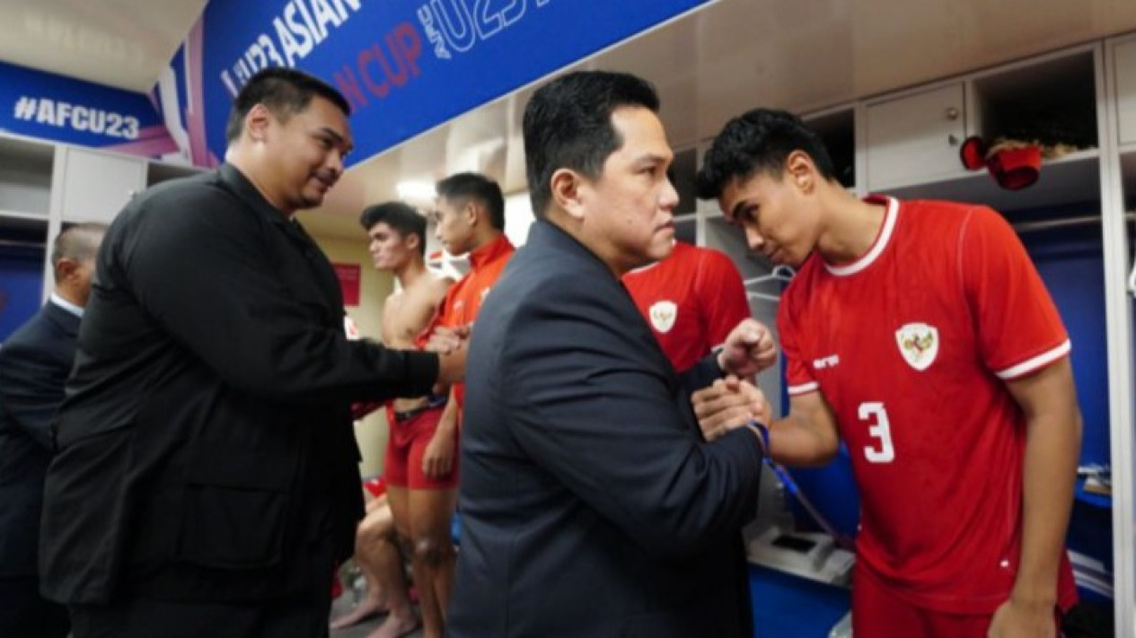 Pesan Menyentuh Erick Thohir Jelang Laga Timnas Indonesia VS Irak, Bakar Semangat Garuda Muda
            - galeri foto