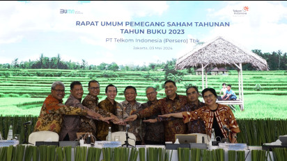 RUPST Telkom Tahun Buku 2023 Fokus Transformasi dan Pertahankan Kinerja Operasional, Telkom Bagikan Dividen Rp17,68 Triliun atau Tumbuh 6,5% YoY
