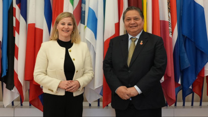 Bertemu Wakil Perdana Menteri Belanda, Menko Airlangga Angkat Potensi Kerja Sama Giant Sea Wall