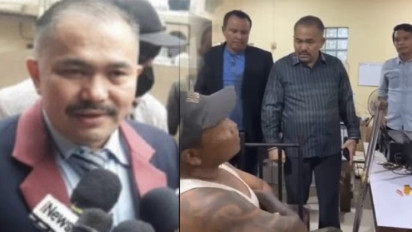 Buat Heboh! Kamaruddin Nyaris Adu Jotos dengan Preman di Polsek Percut Seituan