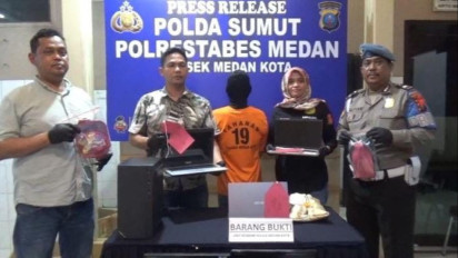 Sakit Hati Tak Digaji, Seorang Karyawan di Medan Curi Barang Perusahaan Senilai Rp250 Juta
