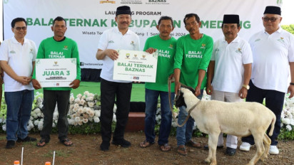 Tingkatkan Kesejahteraan Mustahik, BAZNAS RI Luncurkan Balai Ternak di Sumedang
