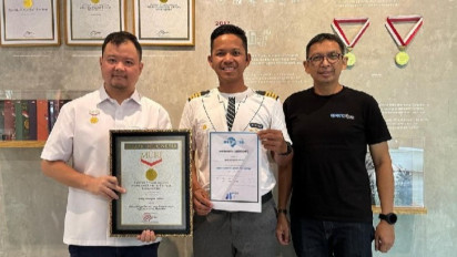 Pelari Veby Senopati Silam Sukses Pecahkan Rekor MURI Usai Tuntaskan Ultra Marathon 200 Kilometer