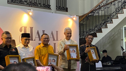 Seusai Halalbihalal, Ganjar dan Mahfud Resmi Bubarkan Tim Pemenangan Nasional Pilpres 2024
