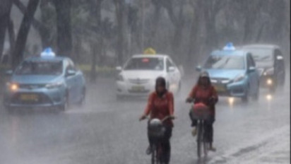 BMKG Prakirakan Hujan Guyur Mayoritas Kota Besar Hari Ini