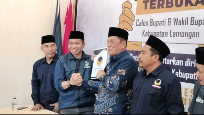 Bupati dan Wakil Bupati Lamongan Incumben Sama-sama Daftar Cabup, Apakah Sinyal Pecah Kongsi? 