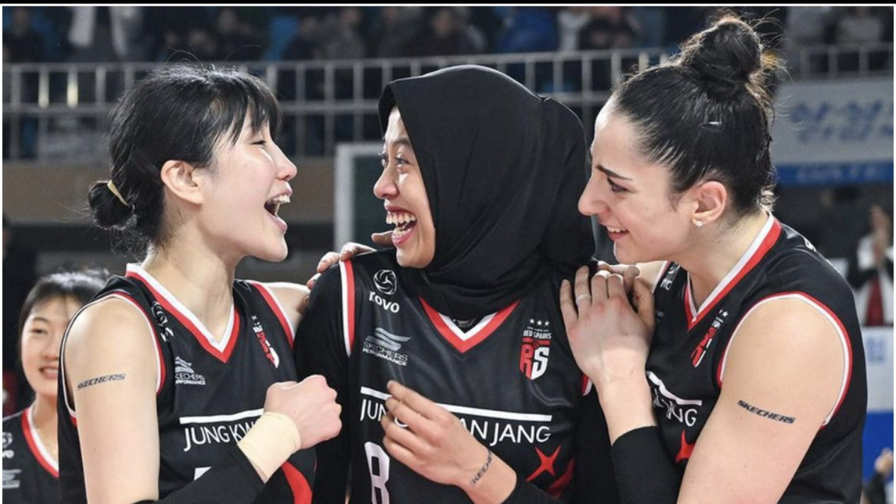 Bukan Lagi Giovanna Milana, Ternyata Ini Calon Bestie Baru Megawati Hangestri di Red Sparks Musim Depan, Siapa?
            - galeri foto