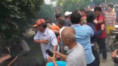 Pra Eksekusi Lahan di Sei Rampah Ricuh, Keluarga Pemohon dan Juru Sita Pengadilan Dianiaya Warga