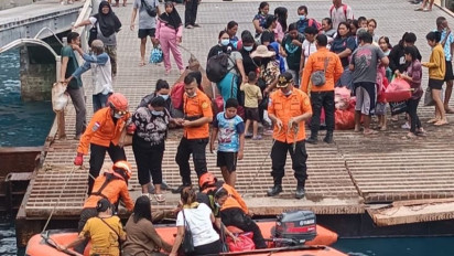 5.687 Korban Erupsi Gunung Ruang dievakuasi Basarnas dari Tagulandang