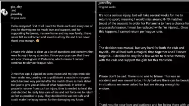 Unggahan Perpisahan Giovanna Milana