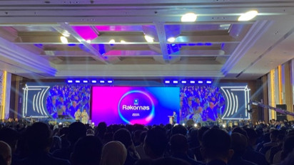 Prabowo Hadiri Rakornas PAN soal Pilkada 2024