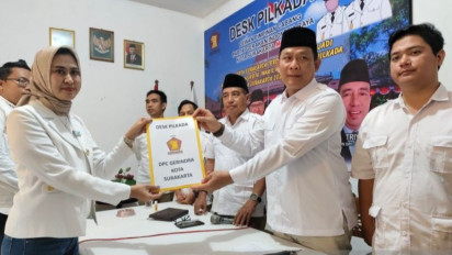 Pilkada Solo, Rektor Universitas Surakarta Resmi Daftar Lewat Partai Gerindra