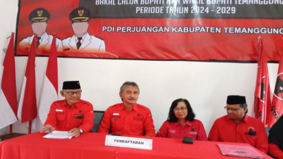 Pilkada 2024, PDIP Temanggung Buka Pendaftaran Bakal Calon Bupati dan Wakil Bupati