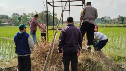 Seorang Kades di Blora Ditemukan Meninggal di Sawah, Diduga Tersengat Listrik Pompa Air