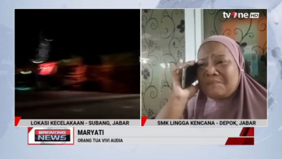 Jeritan Anak ke Ibunya Saat Detik-detik Kecelakaan Maut Bus Rombongan SMK Lingga Kencana Depok di Subang