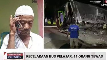 Ayah Intan Fauziah, korban kecelakaan maut bus pariwisata di Ciater