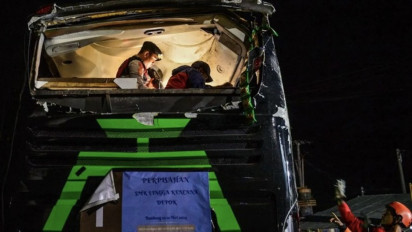 Bus Maut Rombongan SMK Lingga Kencana Depok yang Kecelakaan di Subang Masih Berstatus AKDP