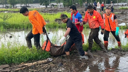 31 Orang Menjadi Korban Keganasan Banjir Lahar Dingin Marapi Sumbar