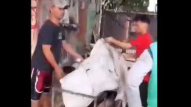 Viral Detik-detik Ojol Geruduk Bengkel Tambal Ban Diduga Penyebar Ranjau Paku di Cawang