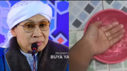 Apakah Sah Jika Wudhu dengan Cara Tangan Dimasukkan ke Dalam Gayung Berisi Air? Simak Penjelasan Lengkap Buya Yahya ...