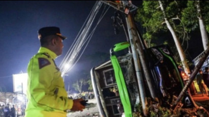 Bukan Pemilik PO Bus, Polisi Tetapkan Sopir Bus Kecelakaan Maut di Ciater Jadi Tersangka